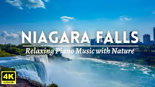 Niagara Falls relaxing music | Niagara Falls fly over | Niagara Falls drone 4k| Niagara Falls Canada