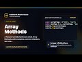 Array Methods Explained | FullStack Masterclass JavaScript Course