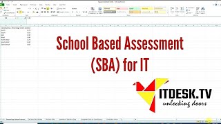 Microsoft Excel SBA for CSEC (Information Technology)