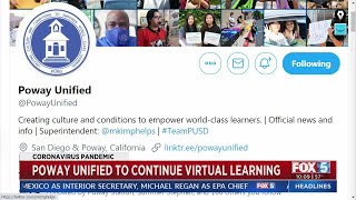 Poway Unified To Continue Virtual Learning