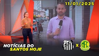 Globo Esporte SP | Santos se prepara para estrear no Paulistão | 11/01/2025