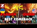 RADDAN (SHADOW FIEND) Carry vs QUINN (PHOENIX) Mid - Epic Battle Of Top Dota 2 Players - Z Dota 2