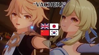 Aether VS Lumine speaks again when exposing Marcel (in 4 Languages)