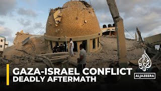 Gaza-Israel war: Deadly aftermath of Israeli air strikes on Gaza