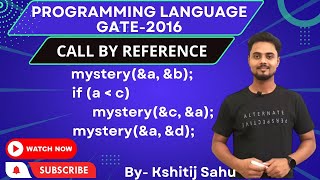 Programming Language GATE-2016 Problem Solution