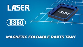 8360 | Magnetic Foldable Parts Tray | Laser Tools