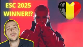 🇧🇪 BELGIUM IS WINNING EUROVISION 2025 | Red Sebastian - Strobe Lights reaction