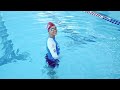 learn to swim ep.3 back floating and gliding how to float on back on back for beginners