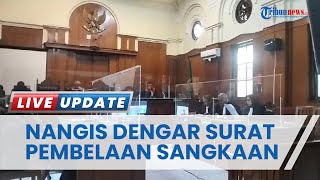 Momen Samanhudi Anwar Menangis saat Jalani Sidang atas Tuduhan Otak Perampok Rumah Dinas Blitar