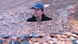 I Put Millions Of Pennies In My Friends Backyard