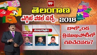 99TV Exit Poll Survey : Balkonda constituency Exit Polls 2018 | #TSExitPoll | 99TV