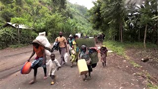 Congolese flee on foot as rebels advance
