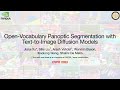 ODISE: Open-Vocabulary Panoptic Segmentation with Text-to-Image Diffusion Models