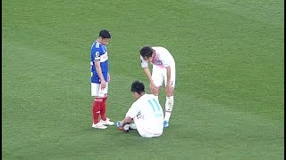 2019 J1 第05節 横浜F・マリノス vs サガン鳥栖 - 姑息な手段で時間稼ぎをしようとする鳥栖 豊田選手