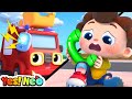 Five Little Cars | Cars Rescue | Fire Truck, Ambulance | Nursery Rhymes & Kids Songs | Yes! Neo