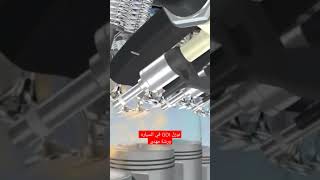 GDI fuel injector in car 3D