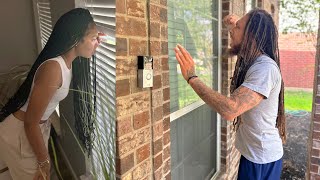 GIRL LOCKS DAD OUTSIDE, She's In Big Trouble!