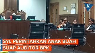 [FULL] SYL Perintahkan Anak Buah Suap Auditor BPK agar Kementan Raih WTP