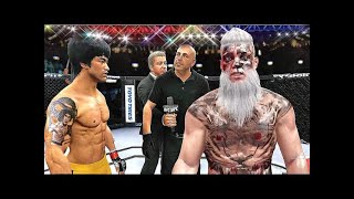 Bruce Lee vs. Cloud Tiger - EA sports UFC 4 - CPU vs CPU epic