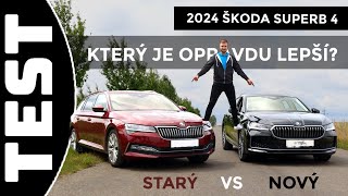 4K | Který je opravdu lepší? | 2024 Škoda Superb 4 vs předchůdce.