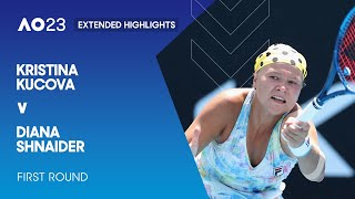 Kristina Kucova v Diana Shnaider Extended Highlights | Australian Open 2023 First Round