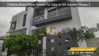 5 Marla Brand New House for Sale in SA Gardens Phase 2