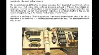 Solovey's Power Amplification with a simple Tesla Coil