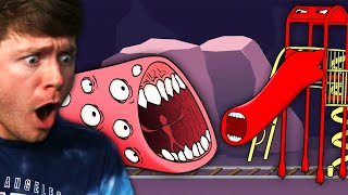 TRAIN EATER vs THE EXTRA SLIDE the BATTLE (Cartoon Animation)