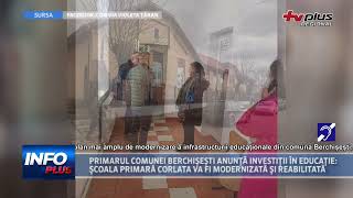 PRIMARUL COMUNEI BERCHIȘEȘTI ANUNȚĂ INVESTIȚII ÎN EDUCAȚIE: ȘCOALA PRIMARĂ CORLATA VA FI MODERNIZATĂ