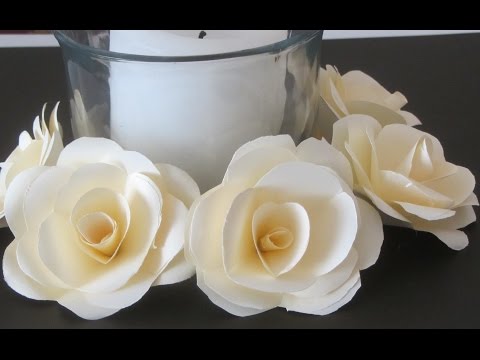How to Make Paper Roses Crafts With Paper Tutorial How to Make Paper Roses Crafts With Paper Tutorial
