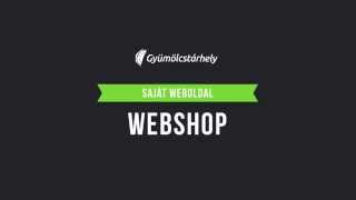 Netpalánta webshop szerkesztő bemutató (Gyümölcstárhely)