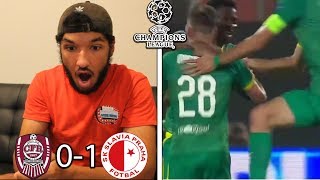 LUKAS MASOPUST GOAL INSANE! | CFR CLUJ VS SLAVIA PRAGUE REACTION (Champions League Playoffs)