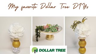 My favorite Dollar Tree DIYs #dollartree #budgetfriendly #dollartreediy #manualidades