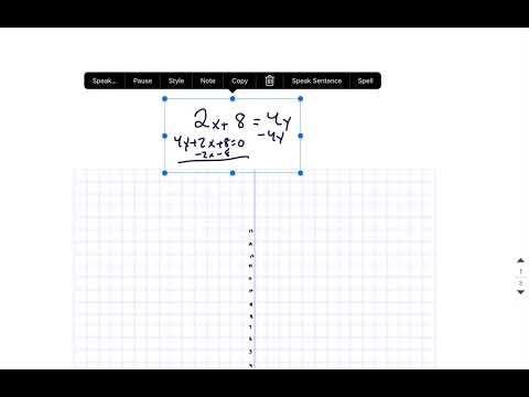 How To Graph A Standard Y=mx + B Line. - YouTube