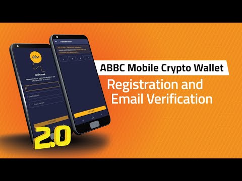 ABBC Mobile Crypto Wallet Guide – Registration and Email Verification