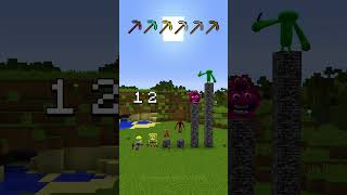 Which MINECRAFT PICKAXE Is The Fastest? 😮 #shorts