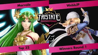 Tristate Showdown 2 - Marvale (Palutena) vs WebbJP (Sheik) - Top 32 - Winners Quarter-Finals