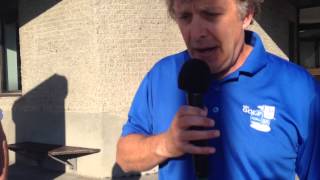 Andrew Carter does the ALS Ice Bucket Challenge