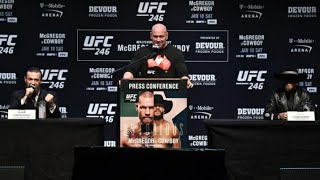 UFC 246: Conor McGregor vs Donald Cerrone - Press Conference