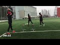 brankářský trénink překážky koordinace mobilita odrazová síla goalkeeper training