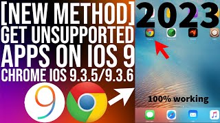 [NEW]Install unsupported apps on iOS 9.3.5/9.3.6/10.3.4|Fix Google Chrome not compatible iPad/iPhone