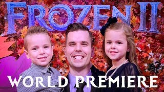 WE WENT TO THE FROZEN 2 WORLD PREMIERE!! (KIDS GET SURPRISED 😊)