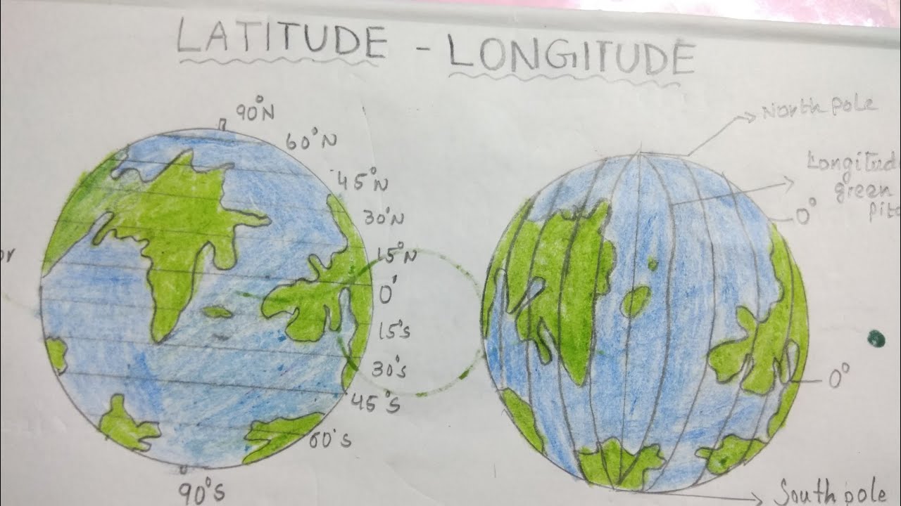 How To Draw Latitude And Longitude/How To Draw Latitude And Longitude ...