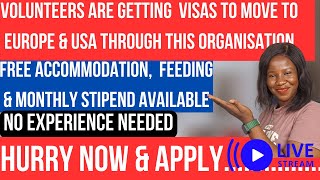 Volunteers Urgently needed in USA \u0026 Europe without EXPERIENCE! Send email to them now