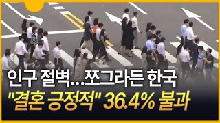 [세상만사] 인구 절벽…쪼그라든 한국 ··· 올해 '0.6명'대 진입하나?