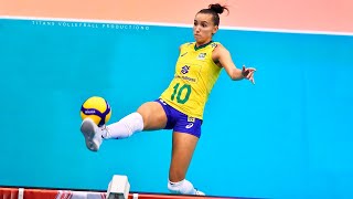 Craziest Defense Volleyball Skills - Gabriela Guimaraes (GABI) | Crazy Volleyball SAVES