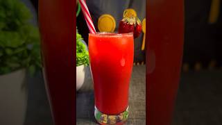 Refreshing Strawberry Juice Healthy #shorts #foodiefavs #healthy #juice