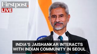 Watch: India's EAM Jaishankar Interacts With the Indian Community in Seoul