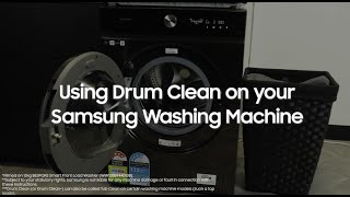 Using Drum Clean on your Samsung Washing Machine