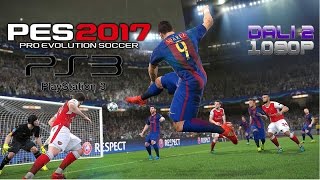 PES 2017 PS3 Gameplay 1080p
